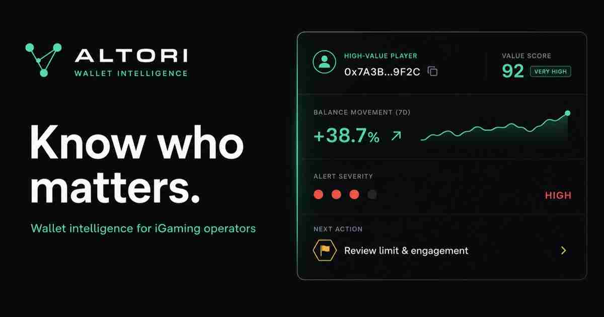 ALTORI wallet intelligence signals