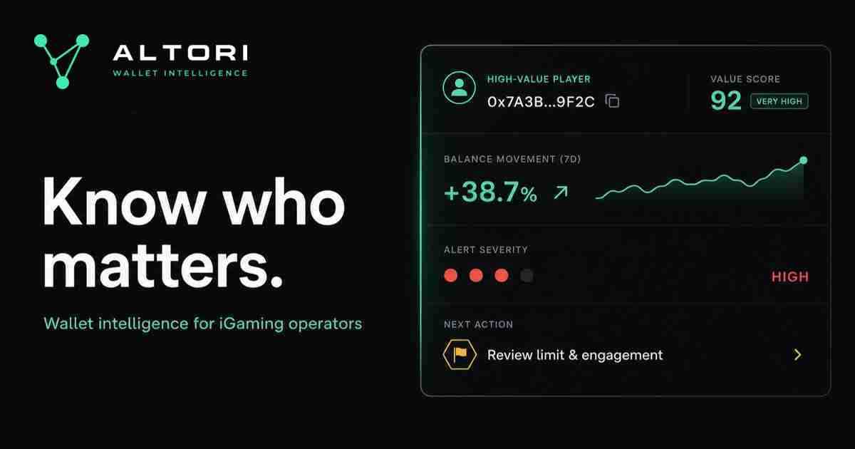 ALTORI wallet intelligence signals